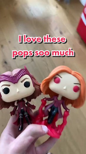 Bro I love these pops soo much #fyp #funko #marvel #funkopop #scarletwitch #wanda #wandavision #endgame