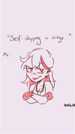 "Self-shipping is cringe!" #ocxcanon #fandoms #undertale #dispatch #ultrakill #deltarune #storyshift