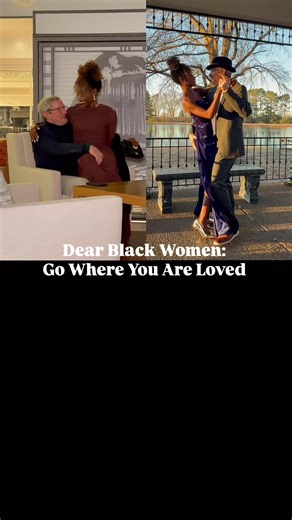 Dear Black Women, Go where you are loved and appreciated. Go where you feel safe and secure. Go where you feel soft and relaxed. Go where you feel you are home. There is so much backlash and vitriol from society when a black woman is happy, loved, and cared for. People will criticize you. Spew hatred towards you. Attempt to project their insecurities upon you. LET THEM. Let them see you shine. Let them see you happy. Let them see you being adored and cherished. Let them seethe with anger and res