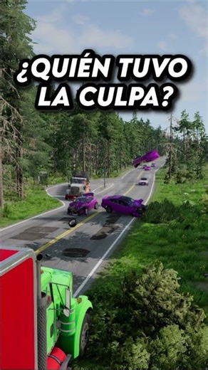 ¿Quien tuvo la culpa? #cars #coches #gaming #beamngdrive #gta