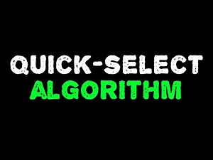 Understanding Quick-Select Algorithm | Kth Largest/Smallest Element In An Array | Arrays | QuickSort