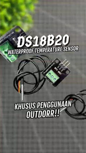 Sensor Suhu Anti Air DS18B20: Solusi Monitoring Outdoor yang Tangguh! 🌡️💧