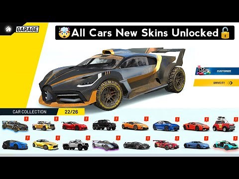 🤯All Cars New Skins Unlocked🔓 - Extreme Car Driving Simulator 2023 - best Android gameplay