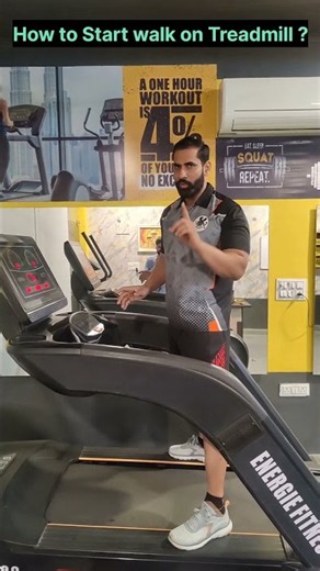 How to start walk / Running on Treadmill ? 💪🏻 Treadmill starting Tip 😍