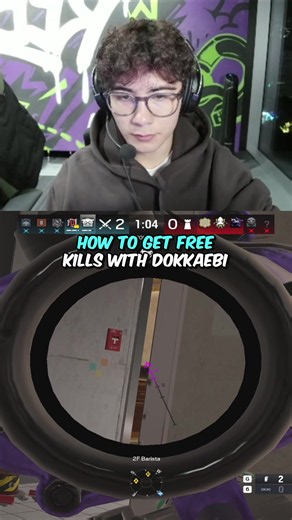 How to Get Free Kills With Dokkaebi 👀 #spoit #rainbowsixsiege #r6 #siege #rainbow6
