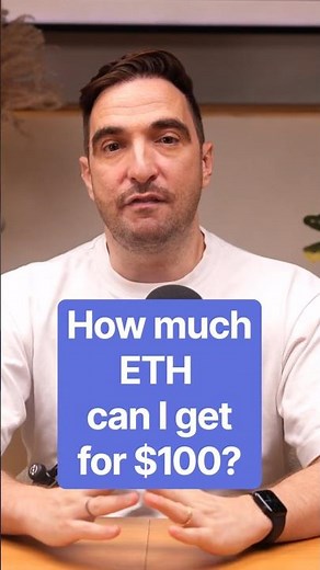 How much ETH can I get for $100?