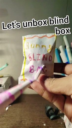 Let's see what is in this blind box #craft#handmade #quilling bunny