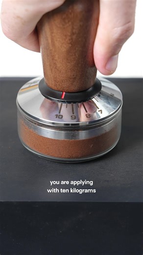Golden Brown Coffee on Instagram: "Are you tamping correctly? Using the Force Gauge Tamper by @brevilleaus ensures you're tamping evenly and with enough pressure to make sure you're getting a great extraction. #goldenbrowncoffee #coffeerecipes #tamping #espresso #puckprep #makingcoffee #ad"