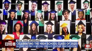 123K views · 2.8K reactions | Some of America’s biggest stars come together to celebrate the class of 2020. Former President Barack Obama gave an inspiring commencement address during the program. https://gma.abc/2z4Taoy | Good Morning America | Facebook