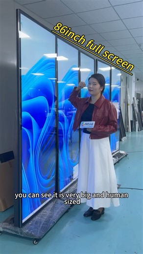 Avlink big size 86inch full screen Android and Windows operating system best LCD digital signage