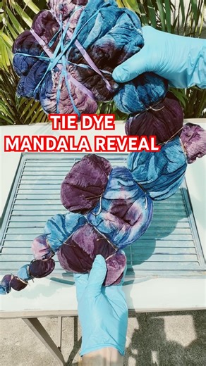 9‑Foot Tie‑Dye Mandala Reveal (#496)