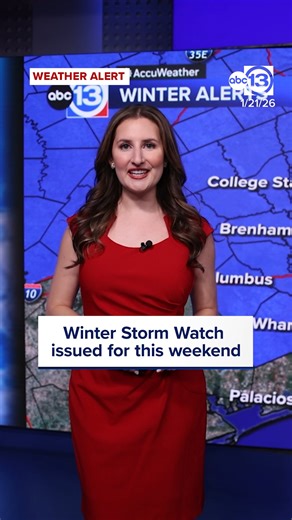 ABC13 Weather Alert days ahead starting Saturday through Monday for icy conditions and a hard freeze. Tap the link and make sure you stay up to date with the latest details on what we can expect this weekend. abc13.co/4jM4urj | ABC13 Houston