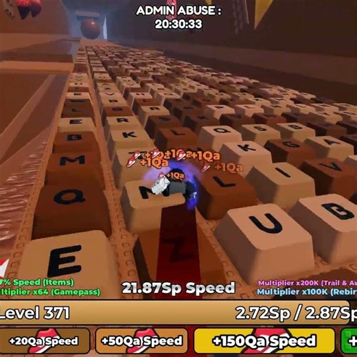 New Secret Unlock😱 +1 Speed Escape Keyboards | Wait For End 💕 #roblox