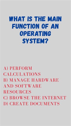 Operating System quiz