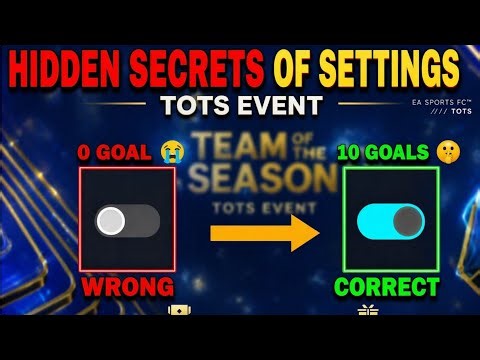 Best Gameplay Settings for TOTS Event 🔥 Full Control + Easy Wins | FC Mobile