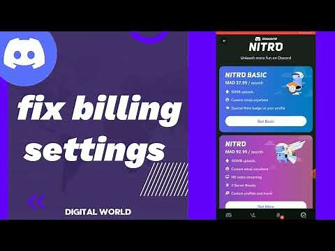 How To Fix Billing Settings On Discord App 2025