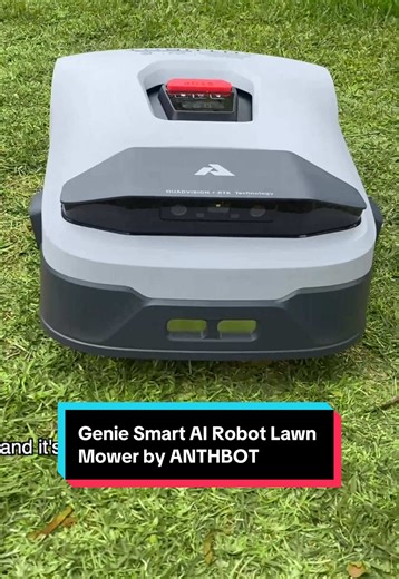 The Genie Smart AI Robot Lawn Mower by ANTHBOT makes it easy to keep your lawn maintained this summer. Check it out at the 🔗 in bl0 and use c0de trutech for $100 0FF @ANTHBOT #anthbot #robotmower #lawnmower #lawn #ai #robot #anthbotpartner