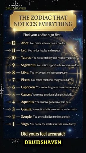 Which Zodiac Sign Notices Everything? 👀 #astrology #zodiac #zodiacsigns #horoscope