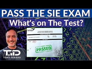 How to Pass the SIE Exam - What's On The SIE Test