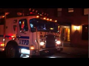 NYPD HOSTAGE TEAM, NYPD TECHNICAL ASSISTANCE UNIT, NYPD EMERGENCY SERVICES TRUCK 2, AMBULANCES.
