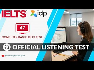 Computer Based IELTS Test Demo | IELTS Listening Test Practice 2026 with Answers | IDP IELTS