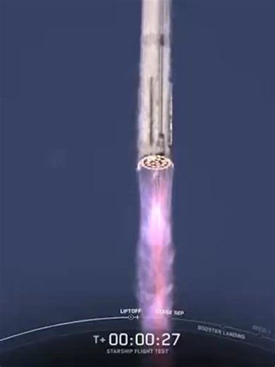Spectacular views of SpaceX's ninth light of Starship!