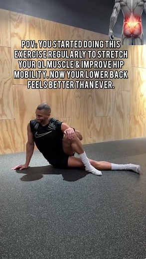 🌙 QL Stretch with Rotation | Lower Back Relief for 40+ | Back Mobility Drill