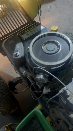 This 90’s John Deere LX 175 came in with a no start condition after stalling out while in use. Upon inspection I found the exhaust push rod to be broken in half and the intake push rod to be bent. I completed rebuilt the cylinder head with new valve seals and staking/lapping the valve seats. I reinstalled the cylinder head with a new head gasket. I also replaced the fuel shutoff solenoid which was not working when machine came in. Now this old John Deere has been brought back from the grave and 