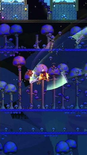 Грибной биом в terraria.