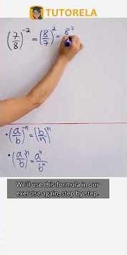 Solving (7/8)^-2: Simplifying Fractions #Math #ExponentsRules #PowersOfAFraction #NegativeExponents