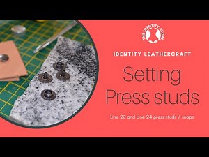 Setting Line 20 Press Studs