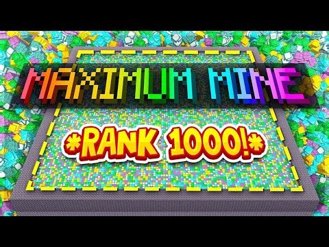 WE REACHED THE *MAXED* RANK 1000 MINE ON DAY ONE! | Minecraft Prison | EP #1