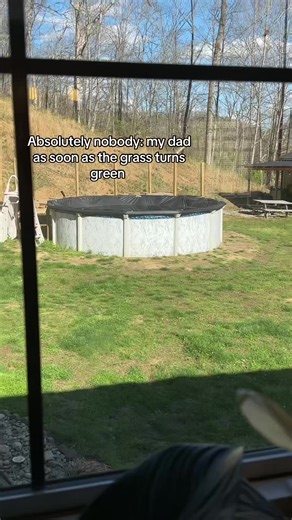 I’m crine #foryoupage #zyxcba #fypシ | my dad as soon as the grass gets green