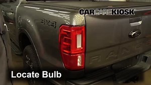 Rear Turn Signal Replacement on a 2021 Ford Ranger XLT 2.3L 4 Cyl. Turbo Crew Cab Pickup