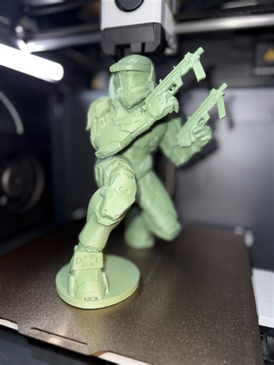 Master Chief Spartan Soldier 3D Print – Sci-fi Armor Statue, Gaming Collectible (8 Inch) - Etsy