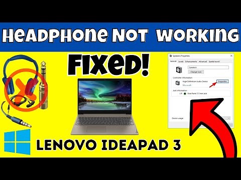 Lenovo Ideapad 3 Headphone Jack Not Working {New Process}