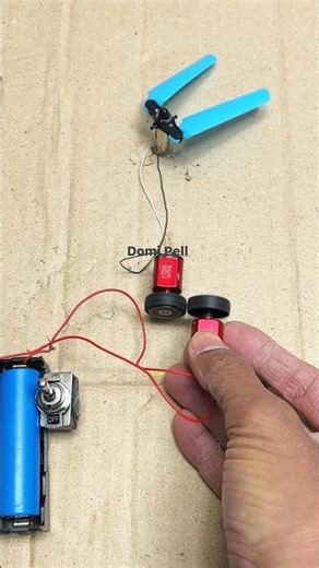 dc to dc motor running propeller dc project #dcmotor #project