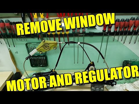 Remove and Replace Window Regulator on Audi TT Mk2