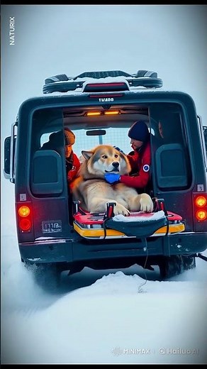 Pregnant Wolf in Crisis: A Heartwarming AI Story of Survival and Hope! #animals #rescue #shorts