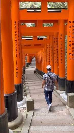 🇯🇵Fushimi Inari Taisha Sanctuary and its hundreds of arches - a must-see in #Kyoto #travel #japan