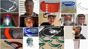 Yet Another 3D Printed Face Shield – Collection of Designs