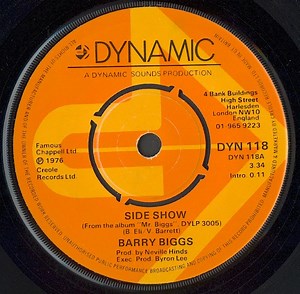 Barry Biggs - Side Show / I'll Be Back