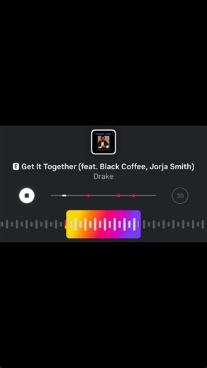 uzi on Instagram: "get it together (feat. black coffee & jorja smith) by drake #drake #music #foryou"
