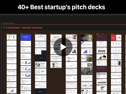 I’ve collected 40 pitch decks from the world’s top startups that raised over $460M across Pre-Seed to Series C stages:What separates the startups that raise millions from those that don’t? It all… | Yurii Rebryk | 5,412 comments