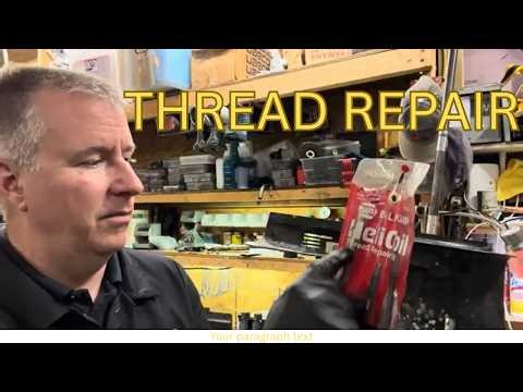 How to Fix Stripped Threads (Helicoil Repair on Suzuki 300 Lower Unit)