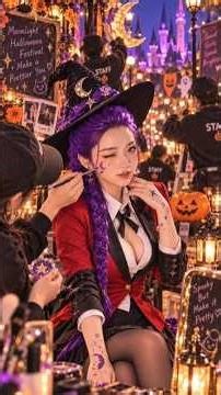 할로윈 축제에 숨은 헌트릭스… 눈앞인데도 못 찾음ㅋㅋㅋ 🎃 HUNTRIX Hid at a Halloween Festival… They Walked Right Past Them 😂