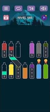 Water Sort Puzzle nivel 566