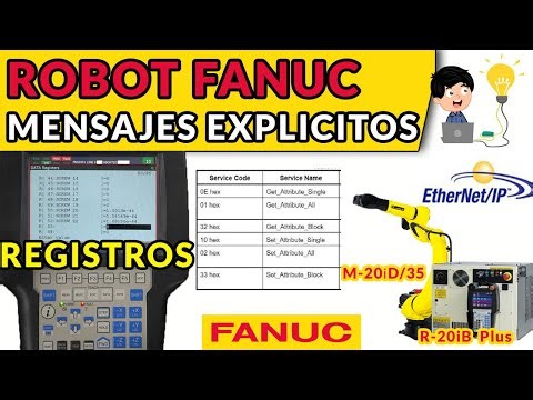 ROBOT FANUC & PLC / LEER Y ESCRIBIR REGISTROS (EXPLICIT MESSAGES)