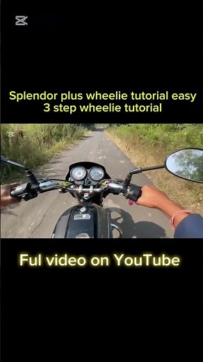 How to learn wheelie on splendor plus bike || easy 3 step wheelie tutorial || bs6 top model 2025 ||