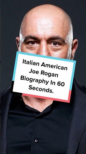 Italian American Joe Rogan Biography In 60 Seconds.